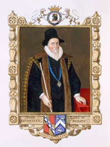 Retrato de Thomas Sackville (1536-1608) 1er Barón Buckhurst de 